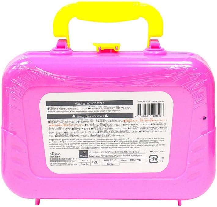 DAISO Doctor Play Set – Pink Kids’ Medical Toy Kit - Image 3
